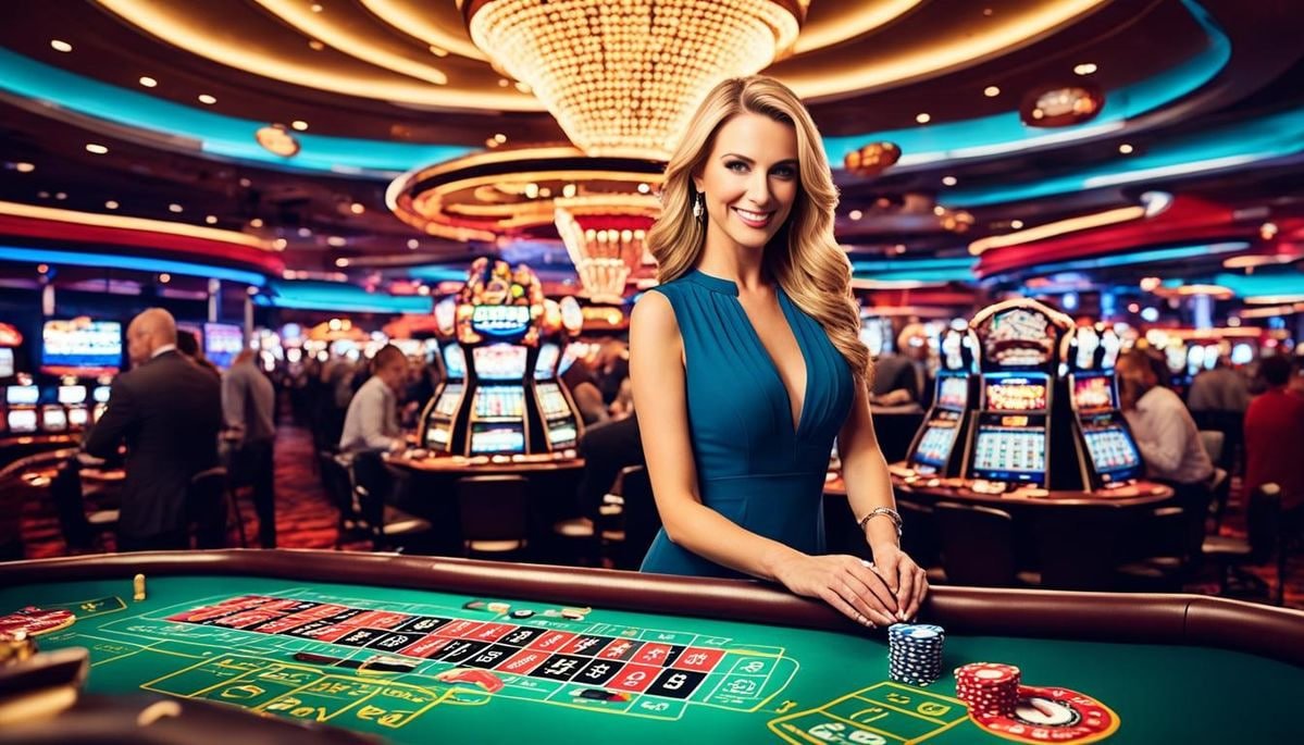Antarmuka permainan Texas Hold'em Bonus di platform taruhan777 menampilkan tata letak meja dan posisi kartu